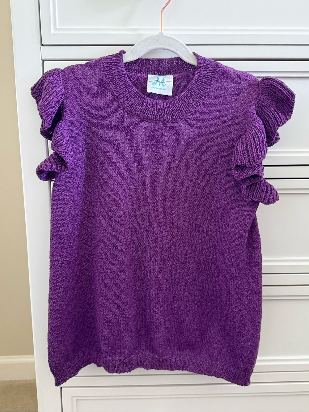 Mint Girls Purple Sweater L (10/12)